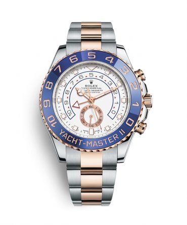 Rolex Yacht Master II - 116681-0002 - White Dial - Oyster Demi Everose Gold 18K - 44mm