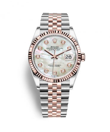 Rolex Datejust 126331-0014 - 41mm - MOP Dial with Diamonds, Jubilee Demi Everose Gold 18K