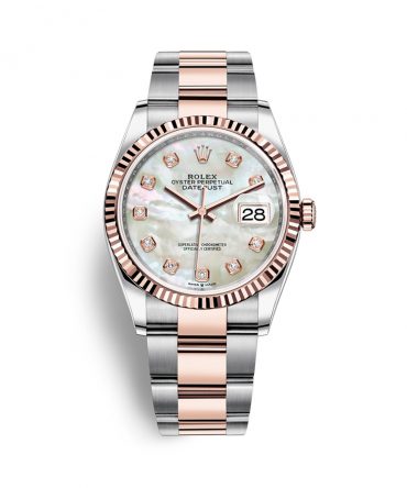Rolex Datejust 126331-0013 - 41mm - MOP Dial with Diamonds, Oyster Demi Everose Gold 18K