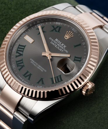 Alternative view of Rolex Datejust 126331-0015 - 41mm - Wimbledon Dial, Oyster Demi Everose Gold 18K