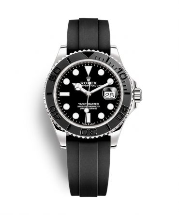 Rolex Yacht Master 226659-0002 - Black Dial -  Platinum / White Gold 18k / Oysterflex - 42mm
