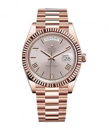 Rolex Day Date 228235-0001, 40mm, Sundust Dial- President Everose Gold 18K