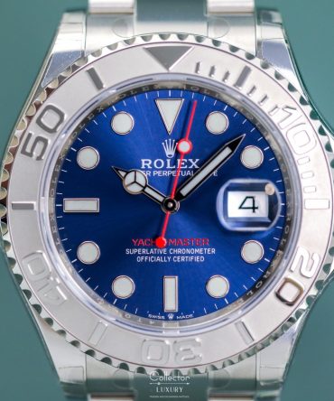 Alternative view of Rolex Yacht Master 126622-0002 - Blue Dial - Oystersteel / Platinum - 40mm