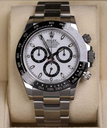 Alternative view of Rolex Cosmograph Daytona 116500LN-0001 - 40mm - White Dial - Oyster Steel