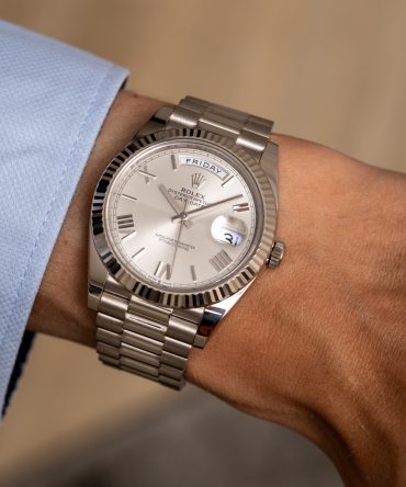 Alternative view of Rolex Day Date 228239-0046 - 40mm - White Dial - President White Gold 18K