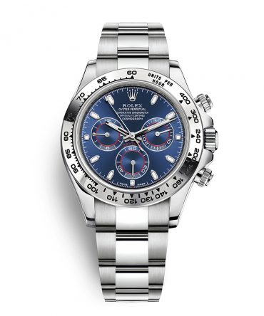 Rolex Cosmograph Daytona 116509-0071 - 40mm - Blue Dial - Oyster Steel White Gold 18K - Captian American