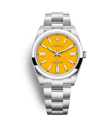 Rolex Oyster Perpetual 124300-0004 - 41mm - Yellow Dial - Oyster Stainless Steel