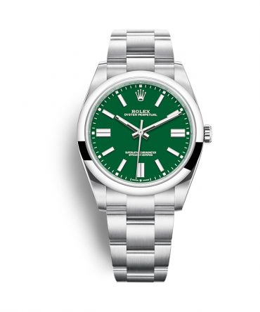 Rolex Oyster Perpetual 124300-0005 - 41mm - Green Dial - Oyster Stainless Steel