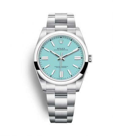 Rolex Oyster Perpetual 124300-0006 - 41mm - Blue Mint Dial - Oyster Stainless Steel