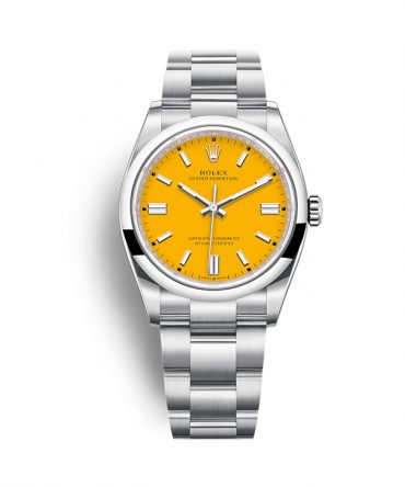 Rolex Oyster Perpetual 126000-0004 - 36mm - Yellow Dial - Oyster Stainless Steel