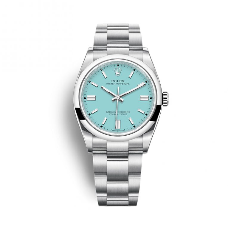 Rolex Oyster Perpetual 126000-0006 - 36mm - Blue Mint Dial - Oyster Stainless Steel