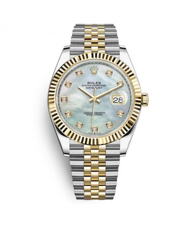 Rolex Datejust 126333-0018 - 41mm - MOP Dial With Diamonds , Jubilee Demi Yellow Gold 18K