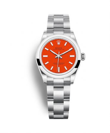 Rolex Oyster Perpetual 277200-0008 - 31mm - Red Dial - Oyster Stainless Steel