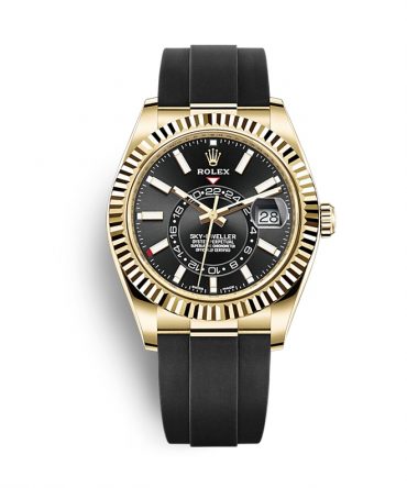 Role Sky-Dweller 326238-0009 - 42mm - Blue Dial - Oysterflex - Oyster Yellow Gold 18K