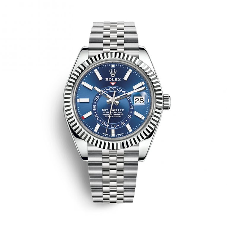 Role Sky-Dweller 326934-0004 - 42mm - Blue Dial - Jubilee White Gold 18K