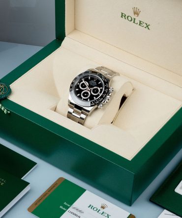 Alternative view of Rolex Cosmograph Daytona 116500LN-0002 - 40mm - Black Ceramic - Oyster Steel