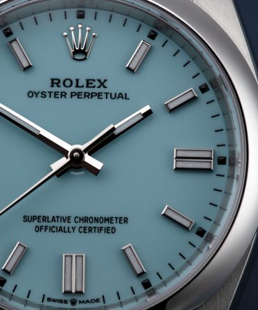 Alternative view of Rolex Oyster Perpetual 126000-0006 - 36mm - Blue Mint Dial - Oyster Stainless Steel