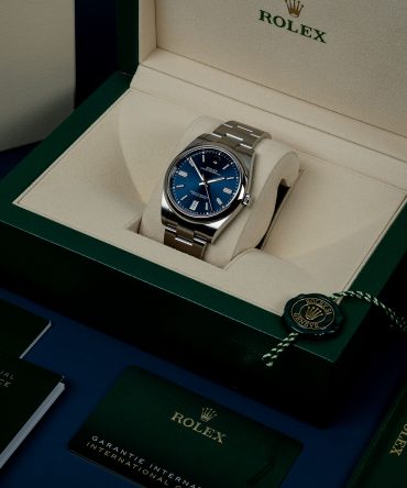 Alternative view of Rolex Oyster Perpetual 124300-0003 - 41mm - Blue Dial - Oyster Stainless Steel