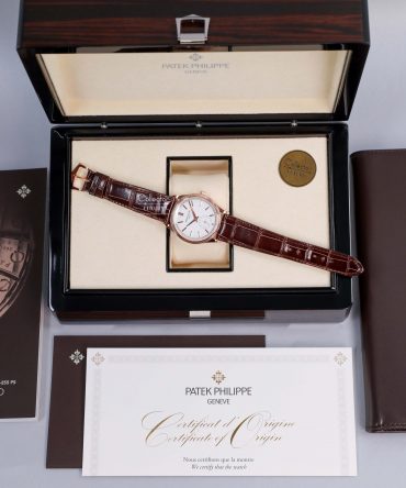 Alternative view of PATEK PHILIPPE CALATRAVA 6119R-0001 - 39mm - ROSE GOLD