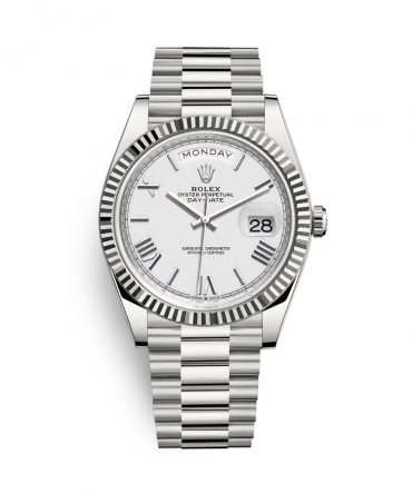 Rolex Day Date 228239-0046 - 40mm - White Dial - President White Gold 18K