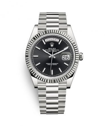 Rolex Day Date 228239-0004 - 40mm - Black Dial - President White Gold 18K