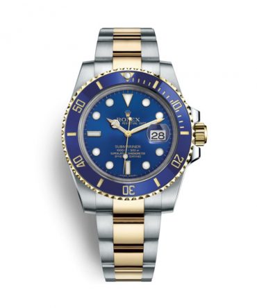 Rolex Submariner Date 116613LB, 40mm, Black Dial, Oyster Demi Yellow Gold