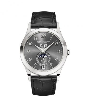 PATEK PHILIPPE Complications 5396G-014 - Annual Calender, Moonphase - Grey Dial - 38.5mm - White Gold 18K