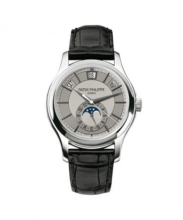 PATEK PHILIPPE COMPLICATIONS 5205G-001 Annual Calendar, Moonphase - Grey Dial - 40mm - White Gold 18K
