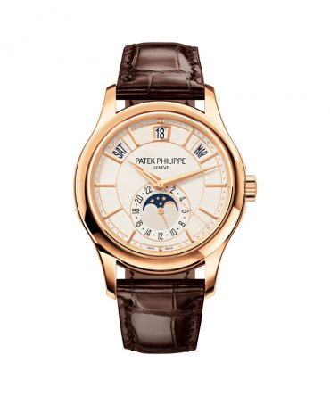 PATEK PHILIPPE Complications - 5205R-001 Annual Calendar, Moonphase - White Dial - 40mm -  Rose Gold 18K