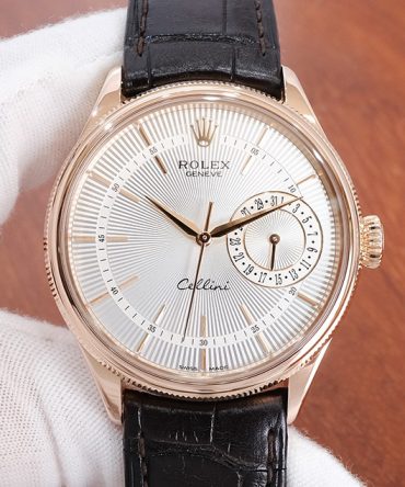 Alternative view of Rolex Cellini  50515-003 - White Dial - Everose Gold 18k - 39mm