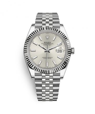 Rolex Datejust 126334-0004 - Silver Dial - 41mm - Jubilee demi white gold 18k