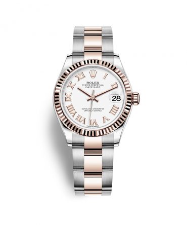 ROLEX LADY-DATEJUST 278271-0001- WHITE DIAL – 31MM – OYSTER DEMI ROSE GOLD 18K