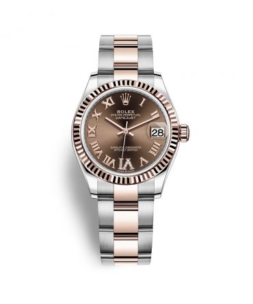 ROLEX LADY-DATEJUST 278271-0003- CHOCOLATE DIAL – 31MM – OYSTER DEMI ROSE GOLD 18K