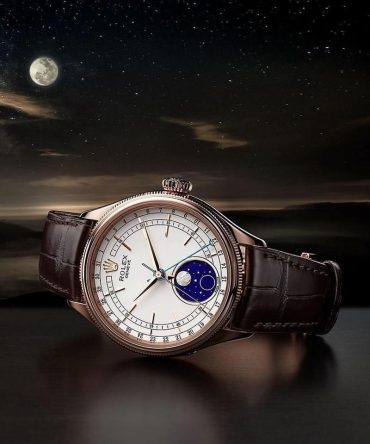 Alternative view of Rolex Cellini Moonphase 50535-0002 - White dial - Everose gold 18k - 39mm