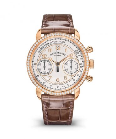 Patek Philippe Complications 7150/250R-001 Chronograph - White dial with diamonds - 38mm - Rose Gold 18k