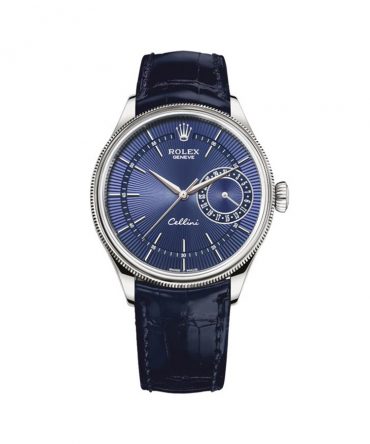 Rolex Cellini Date 50519-0011 - Blue Dial - White Gold 18k - 39mm