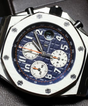 Alternative view of AUDEMARS PIGUET ROYAL OAK OFFSHORE CHRONOGRAPH 26470ST.OO.A027CA.01 - BLUE - 42mm
