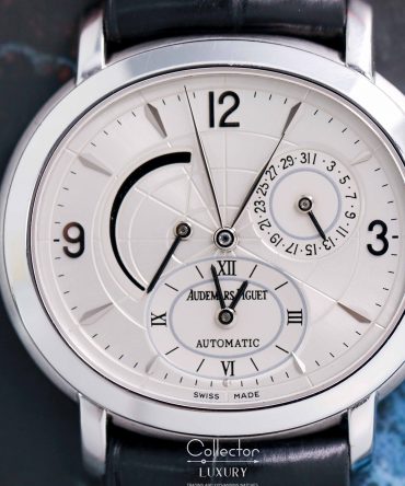 Alternative view of Audemars Piguet Millenary Dual Time & Power Reserve - 25778BC.OO.0001CR.01 - White Gold 18K -