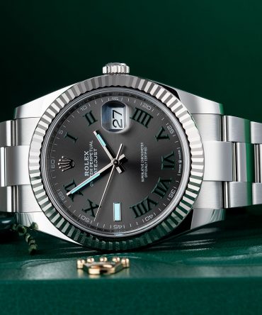 Alternative view of Rolex Datejust 126334-0021- Wimbledon Dial - 41mm - Oyster demi white gold 18k