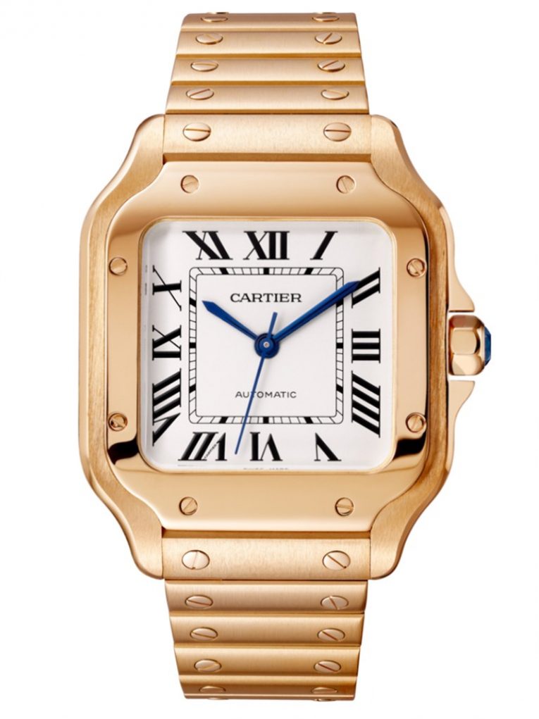 CARTIER SANTOS DE CARTIER - CRWGSA0031 - WHITE DIAL - ROSE GOLD 18K - 35MM