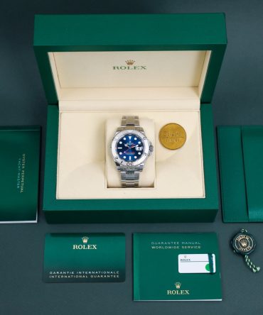 Alternative view of ROLEX YACHT MASTER 126622-002 BLUE DIAL- OYSTERSTELL / PLANTIUM - 40MM