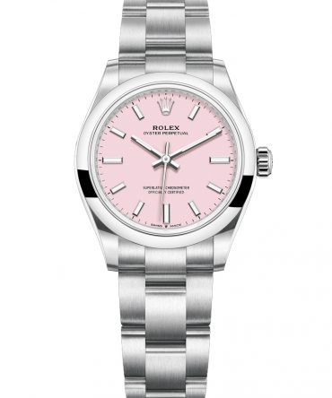 ROLEX OYSTER PERPETUAL 277200 - 0009 - 31MM - PINK DIAL -  OYSTER STAINLESS STEEL