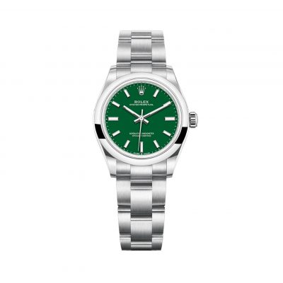 ROLEX OYSTER PERPETUAL 277200-0007 - 31MM - GREEN DIAL - OYSTER STAINLESS STEEL