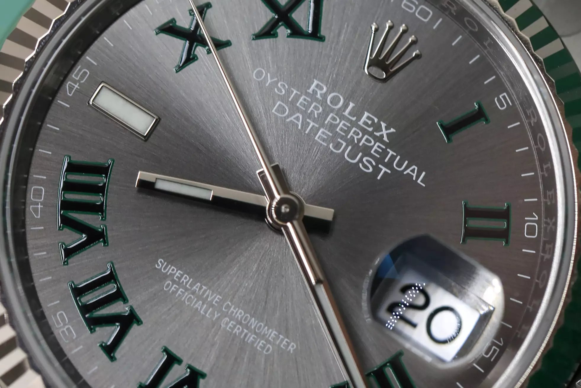 Rolex Datejust 126234-0046 - Wimbledon, 36mm, Oyster, White Gold 18K - Ảnh 2