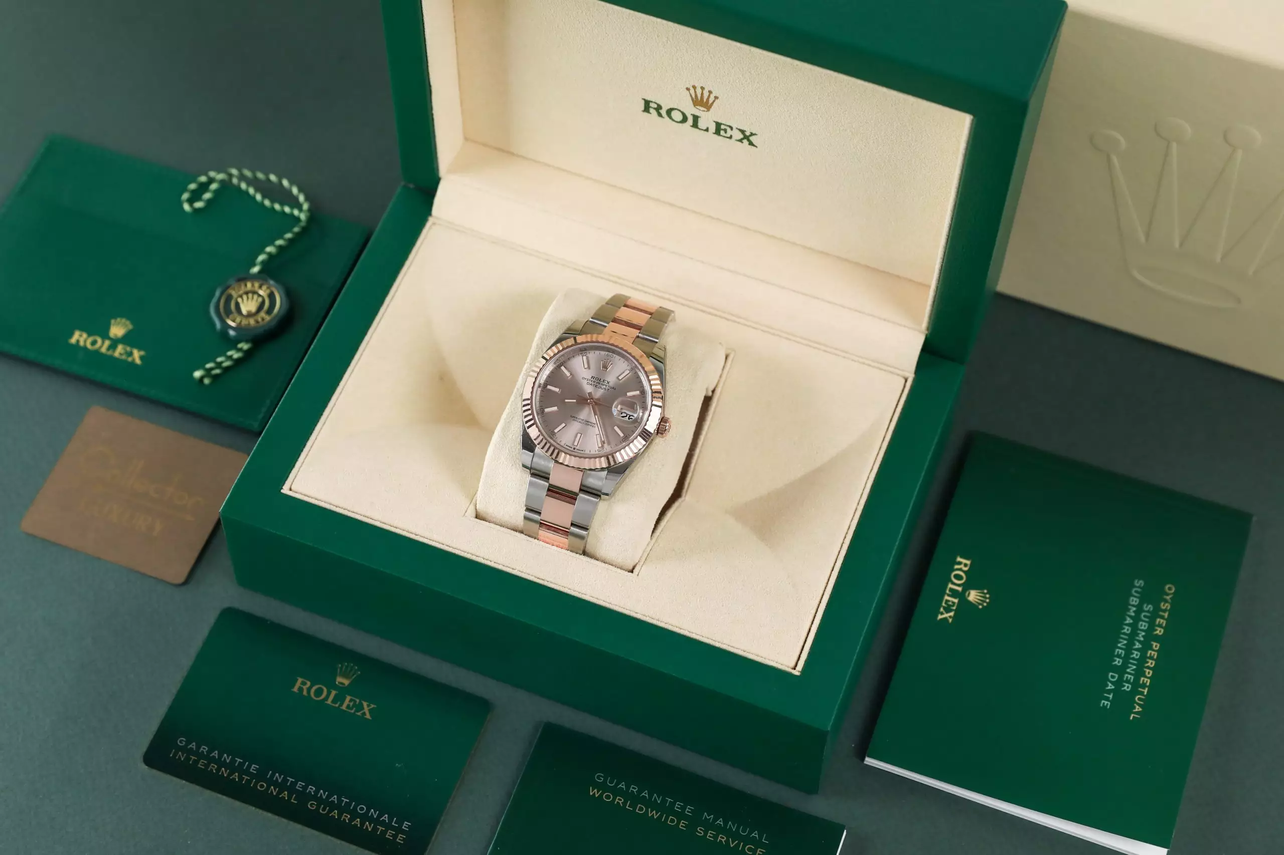 Rolex Datejust 126331-0009 - 41mm - Sundust Dial, Oyster Demi Everose Gold 18K - Ảnh 3