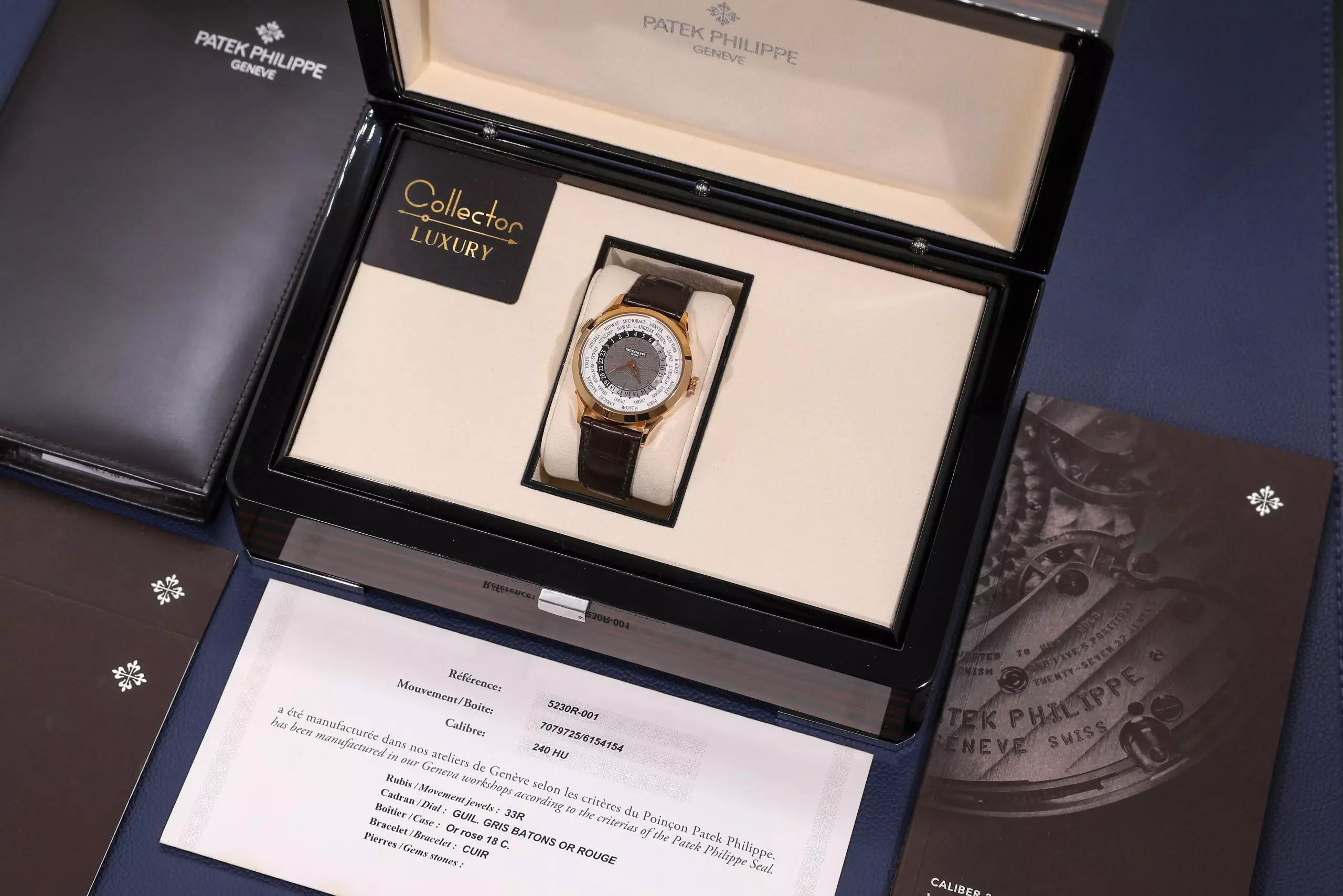 Patek Philippe Complications 5230R-012 - World Time - Rose Gold 18K - 38.5mm - Ảnh 3