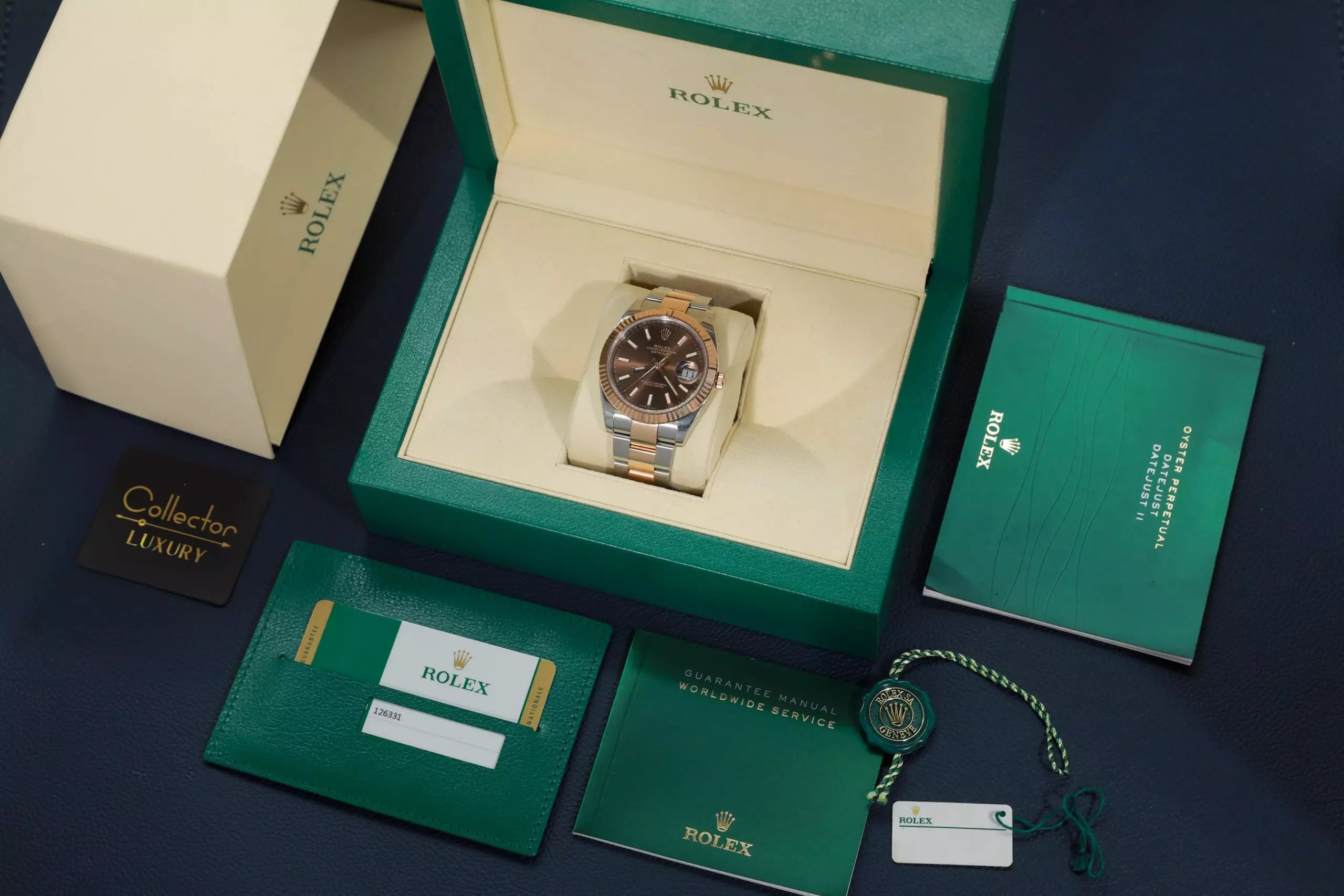 Rolex Datejust 126331-0001 - 41mm Chocolate Dial, Oyster Demi Everose Gold 18K - Ảnh 2