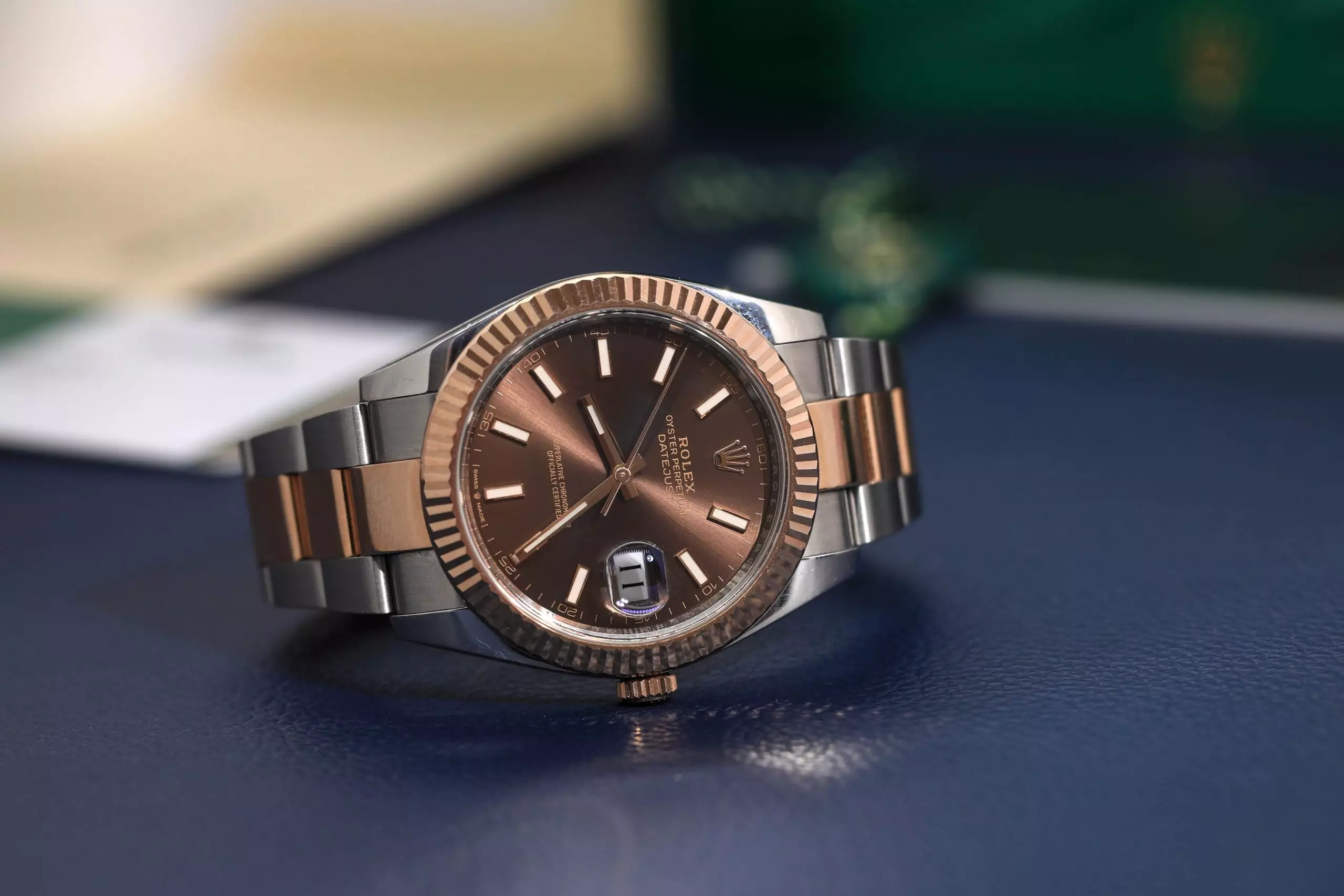 Rolex Datejust 126331-0001 - 41mm Chocolate Dial, Oyster Demi Everose Gold 18K - Ảnh 6