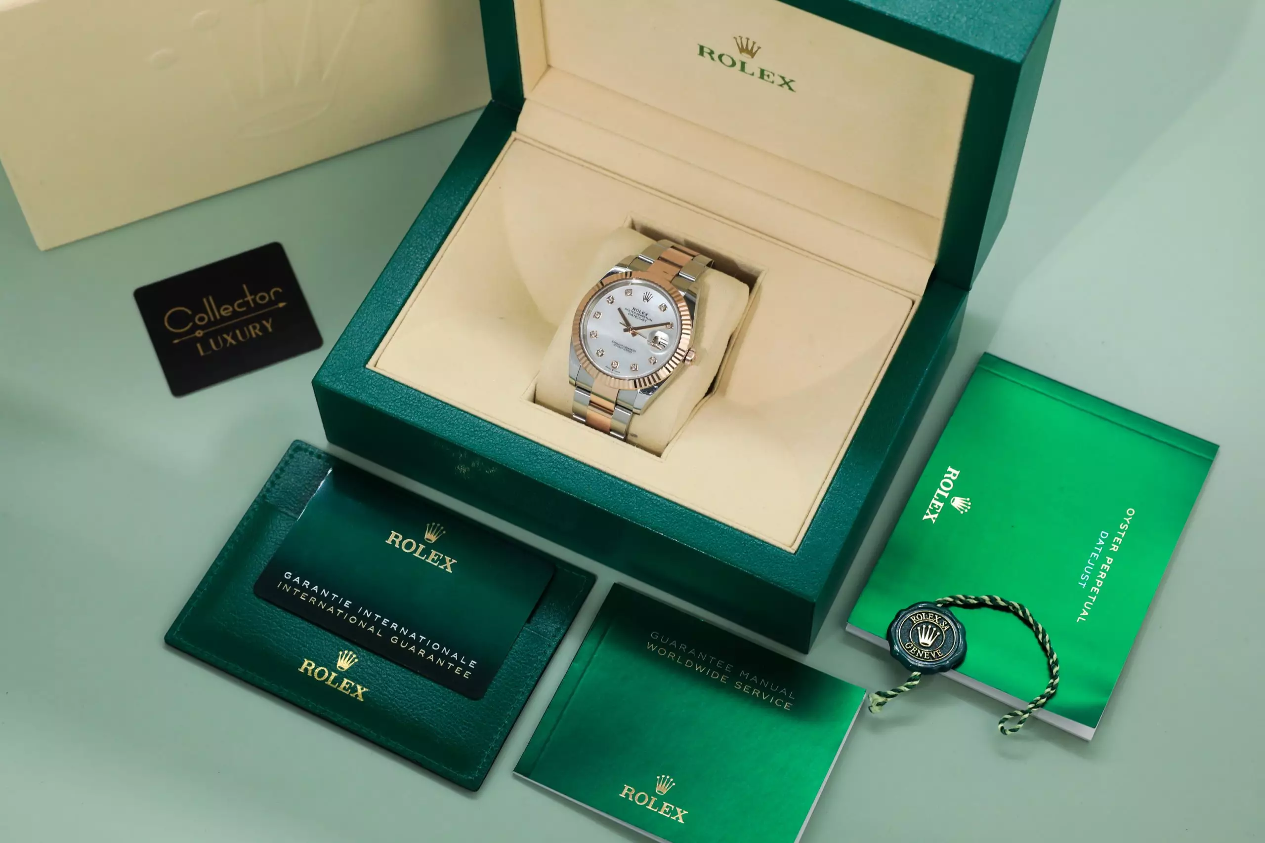 Rolex Datejust 126331-0013 - 41mm - MOP Dial with Diamonds, Oyster Demi Everose Gold 18K - Ảnh 2