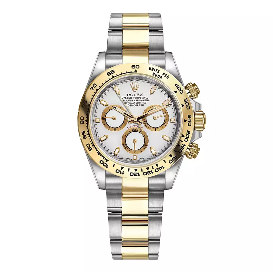 Rolex Cosmograph Daytona 116503-0001 - 40mm - White Dial - Oyster Steel Yellow Gold 18K